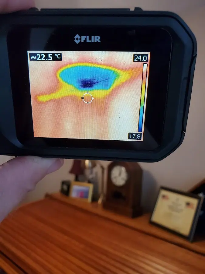 Thermal imaging inspection for water damage in Wake Forest