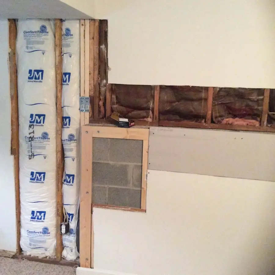 Wall insulation replacement during Odor Removal & Deodorization in Wake Forest